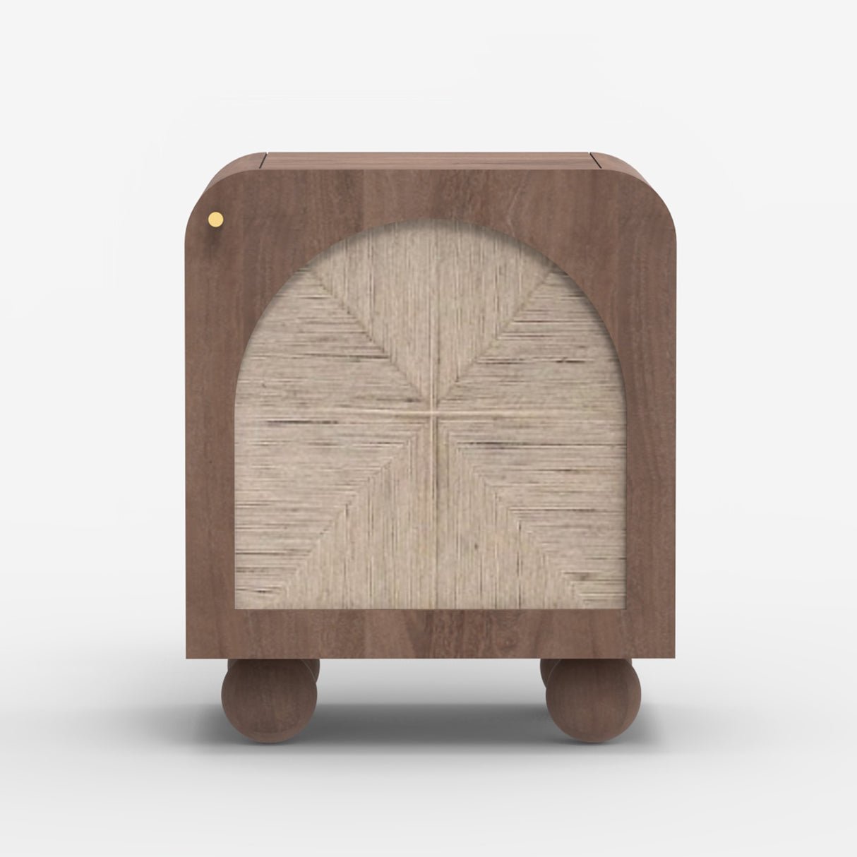 Edgware Side Table - Walnut - Skandi London
