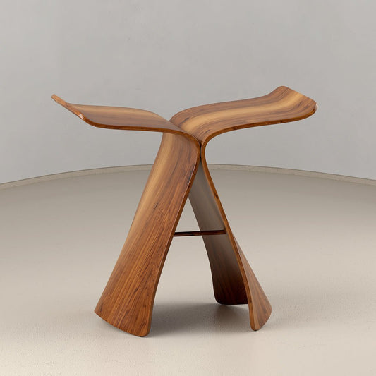 Whale Teak Stool - Skandi London